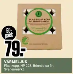 ÖoB Värmeljus erbjuda
