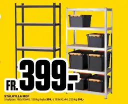 ÖoB Stålhylla MDF erbjuda