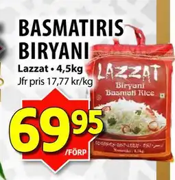 Matvärlden Tensta BASMATIRIS BIRYANI, SEK 69.95 erbjuda