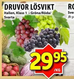 Matvärlden Tensta DRUVOR LÖSVIKT, SEK 29.95 erbjuda