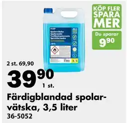 Biltema Färdigblandad spolarvätska, 3,5 liter, SEK 39.9 erbjuda