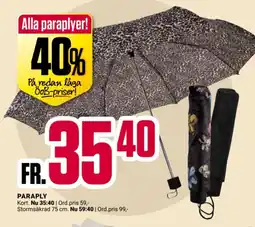 ÖoB Paraply erbjuda