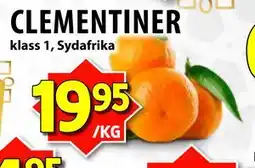 Matvärlden Tensta CLEMENTINER, SEK 19.95 erbjuda
