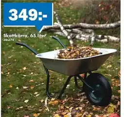Biltema Skottkärra, 65 liter, SEK 349 erbjuda