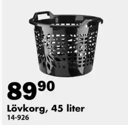 Biltema Lövkorg, 45 liter, SEK 89.9 erbjuda