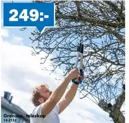 Biltema Grensax, teleskop, SEK 249 erbjuda