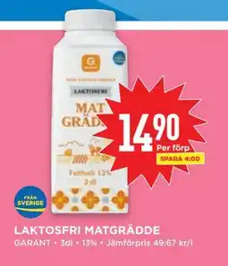 Willys LAKTOSFRI MATGRÄDDE, SEK 14.9 erbjuda