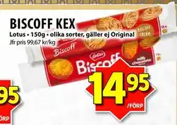Matvärlden Tensta BISCOFF KEX, SEK 14.95 erbjuda