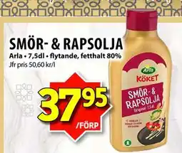 Matvärlden Tensta SMÖR- & RAPSOLJA, SEK 37.95 erbjuda