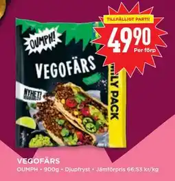 Willys VEGOFÄRS, SEK 49.9 erbjuda
