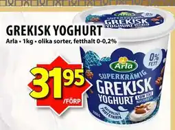 Matvärlden Tensta GREKISK YOGHURT, SEK 31.95 erbjuda