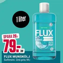 ÖoB FLUX MUNSKÖLJ, SEK 79 erbjuda