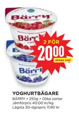 Willys Hemma YOGHURTBÄGARE, SEK 20 erbjuda