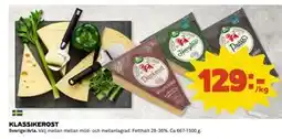 Coop Daglivs KLASSIKEROST, SEK 129 erbjuda
