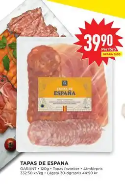 Willys TAPAS DE ESPANA, SEK 39.9 erbjuda