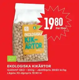 Willys EKOLOGISKA KIKÄRTOR, SEK 19.8 erbjuda