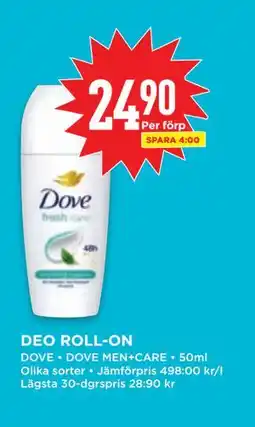 Willys DEO ROLL-ON, SEK 24.9 erbjuda