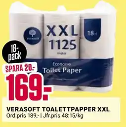 ÖoB VERASOFT TOALETTPAPPER XXL, SEK 169 erbjuda