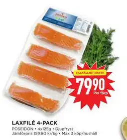 Willys Hemma LAXFILÉ 4-PACK, SEK 79.9 erbjuda