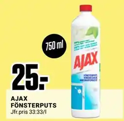 ÖoB AJAX FÖNSTERPUTS, SEK 25 erbjuda