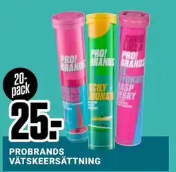 ÖoB PROBRANDS VÄTSKEERSÄTTNING, SEK 25 erbjuda