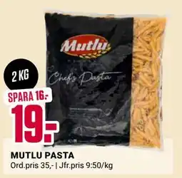 ÖoB MUTLU PASTA, SEK 19 erbjuda