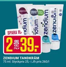 ÖoB ZENDIUM TANDKRÄM, SEK 39 erbjuda