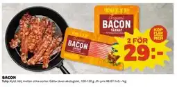 Coop Daglivs BACON, SEK 29 erbjuda