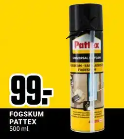 ÖoB FOGSKUM PATTEX, SEK 99 erbjuda