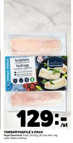 Coop Daglivs TORSKRYGGFILÉ 3-PACK, SEK 129 erbjuda
