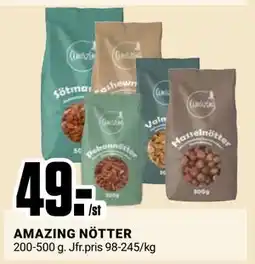 ÖoB AMAZING NÖTTER, SEK 49 erbjuda