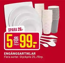 ÖoB ENGÅNGSARTIKLAR, SEK 99 erbjuda