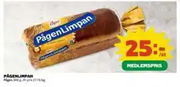Coop Daglivs PÅGENLIMPAN, Medlemspris erbjuda