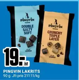 ÖoB PINGVIN LAKRITS, SEK 19 erbjuda