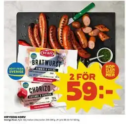 Coop Daglivs KRYDDIG KORV, SEK 59 erbjuda