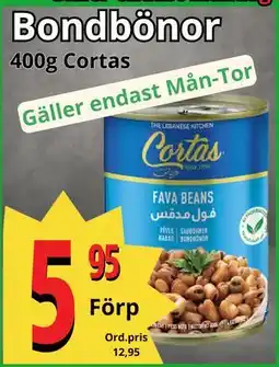Supergrossen Bondbönor, SEK 5.95 erbjuda