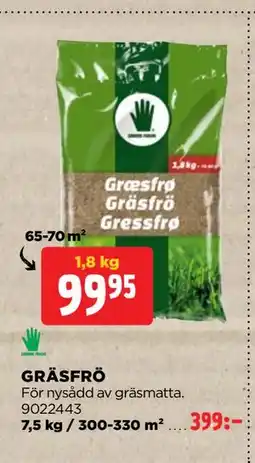Jem&Fix GRÄSFRÖ erbjuda