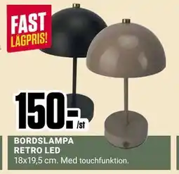 ÖoB BORDSLAMPA RETRO LED, SEK 150 erbjuda