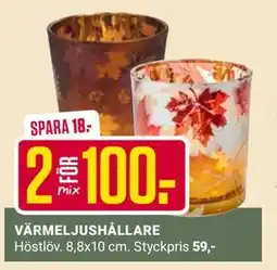 ÖoB VÄRMELJUSHÅLLARE, SEK 100 erbjuda