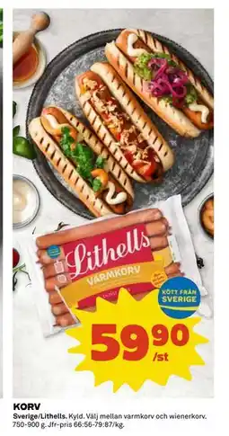 Coop Daglivs KORV, SEK 59.9 erbjuda
