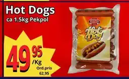 Supergrossen Hot Dogs, SEK 49.95 erbjuda
