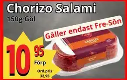 Supergrossen Chorizo Salami, SEK 10.95 erbjuda