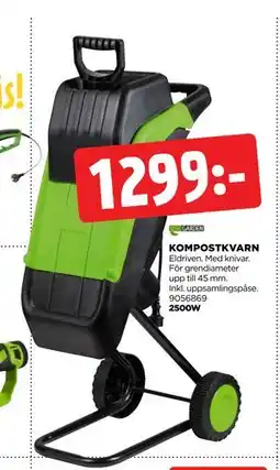 Jem&Fix KOMPOSTKVARN, SEK 1299 erbjuda