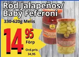 Supergrossen Röd Jalapeños/ Baby Feferoni, SEK 14.95 erbjuda