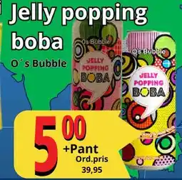 Supergrossen Jelly popping boba, SEK 5 erbjuda