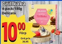 Supergrossen Grillkaka, SEK 10 erbjuda