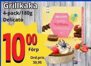 Supergrossen Grillkaka, SEK 10 erbjuda