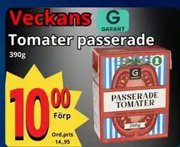 Supergrossen Tomater passerade, SEK 10 erbjuda