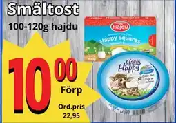 Supergrossen Smältost, SEK 10 erbjuda
