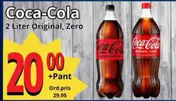 Supergrossen Coca-Cola, SEK 20 erbjuda